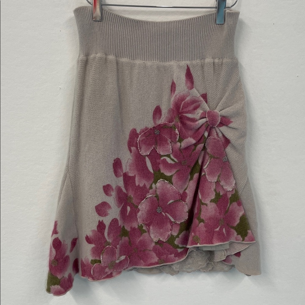 Beaux by Bo Knit Floral Skirt
